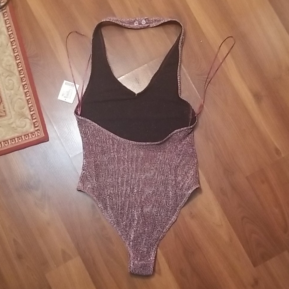 Sparkly Halter Urban Outfitters Bodysuit - Picture 5 of 12